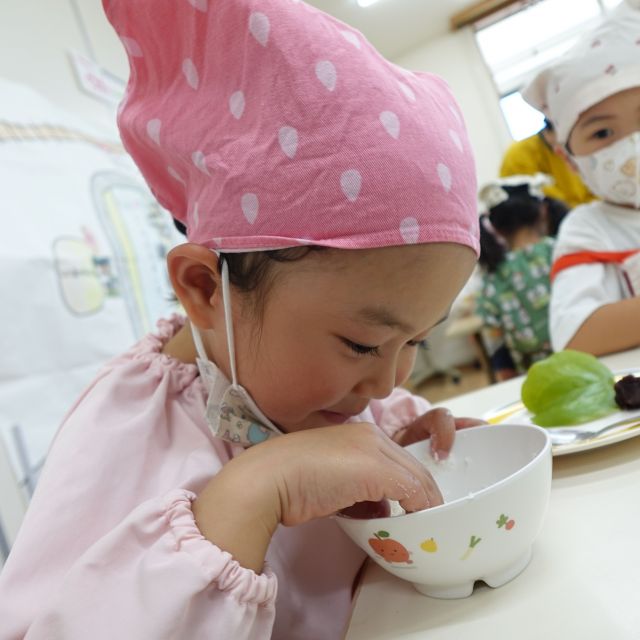 ＊　５歳児　柏餅作ろう♪　＊