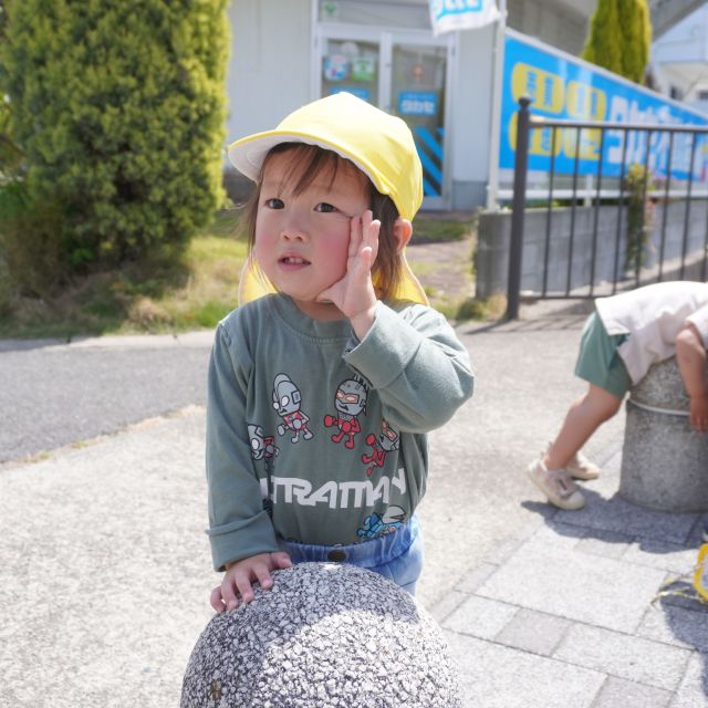 ＊　2歳児　電車を見に行ったよ　＊