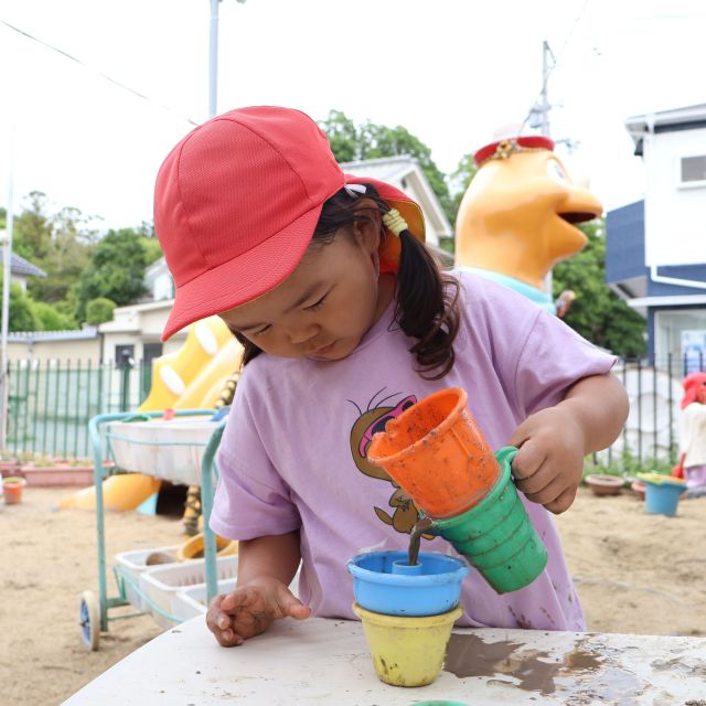 広がる遊び～泥んこ編　＊４歳児＊