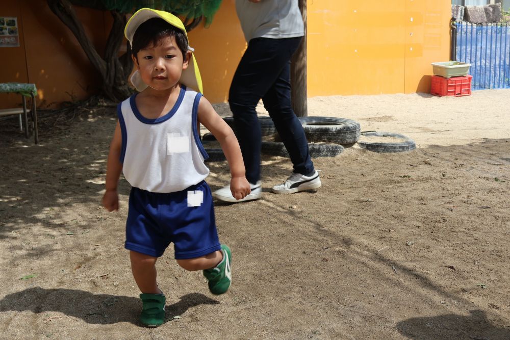 真剣な表情で走る💨
自分のペースで頑張ります💪