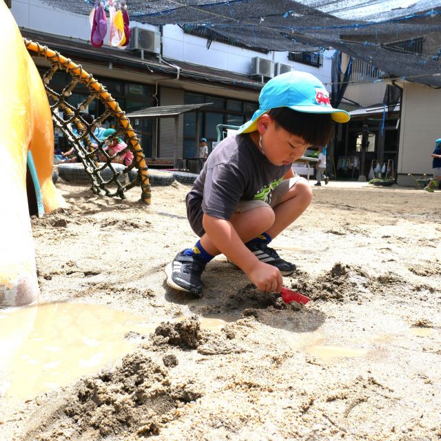 雨上がりは…🌞①　＊５歳児＊