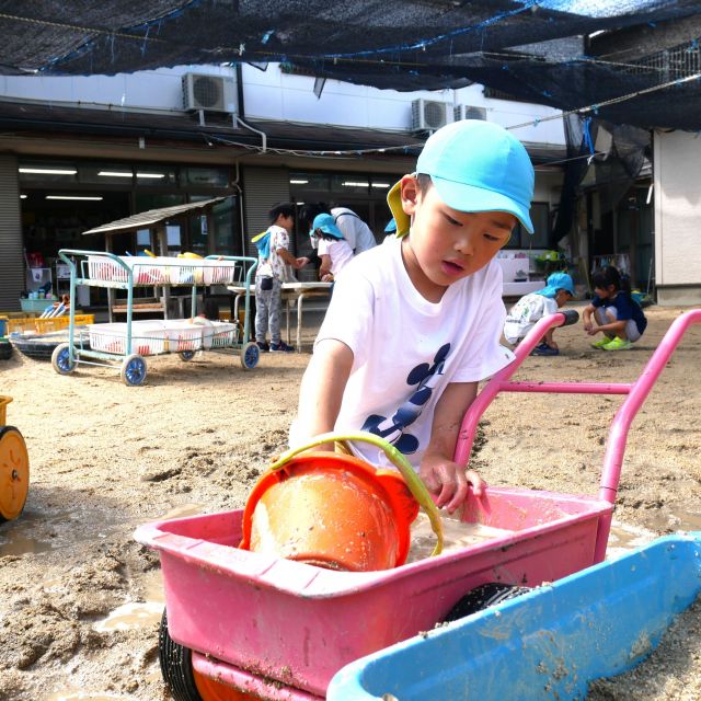 雨上がりは…🌞②　＊５歳児＊