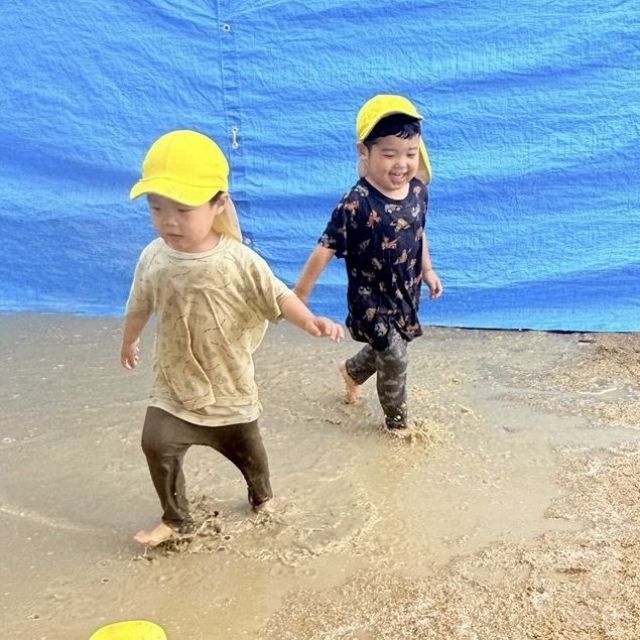 どろんこ　〜2歳児　クマ組〜