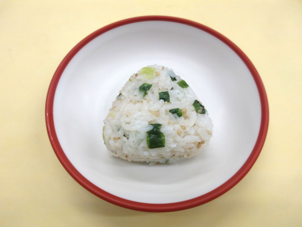 青ネギの中華おにぎり