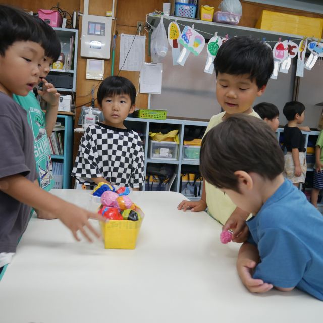 ボール投げ　＊５歳児＊