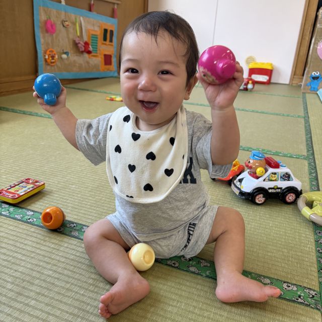 新しいお友達　～０歳児　ウサギ組～