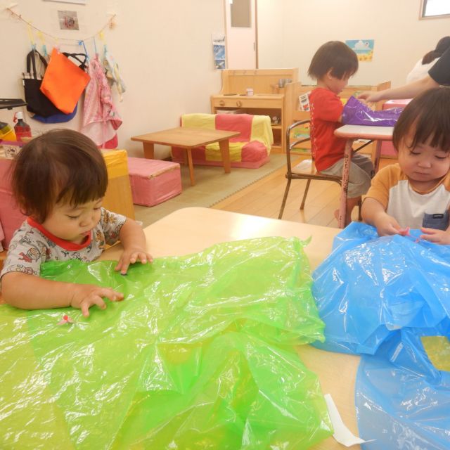 カッパ作り　＊1．2歳児＊