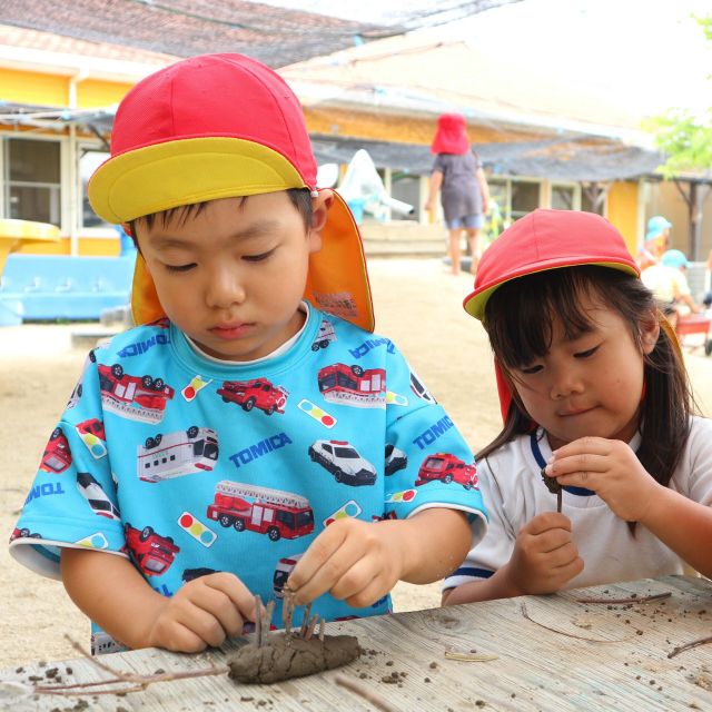 ＊　4歳児　この土おもしろい！②　＊
