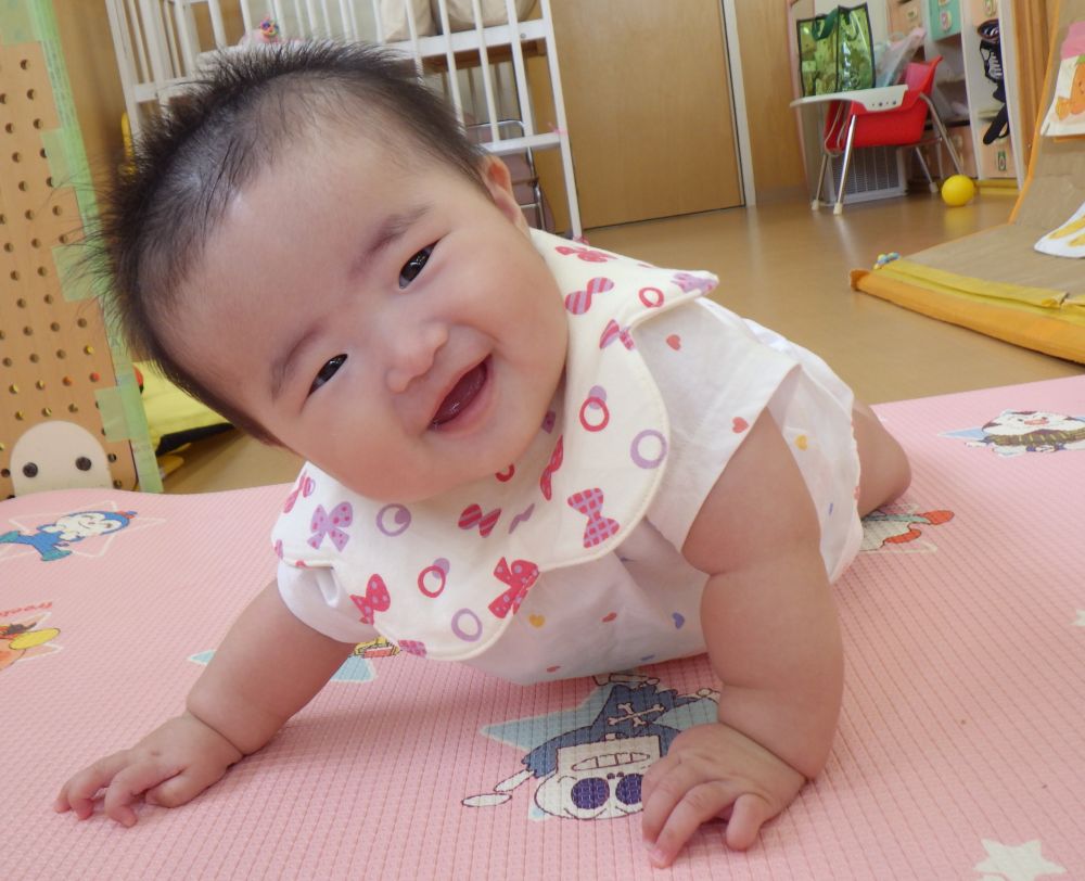 ウサギ組に
新しいお友だちがはいりました♪