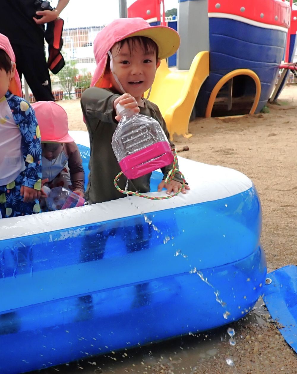 ７月２日
プール開き‼

お水、パシャ💦