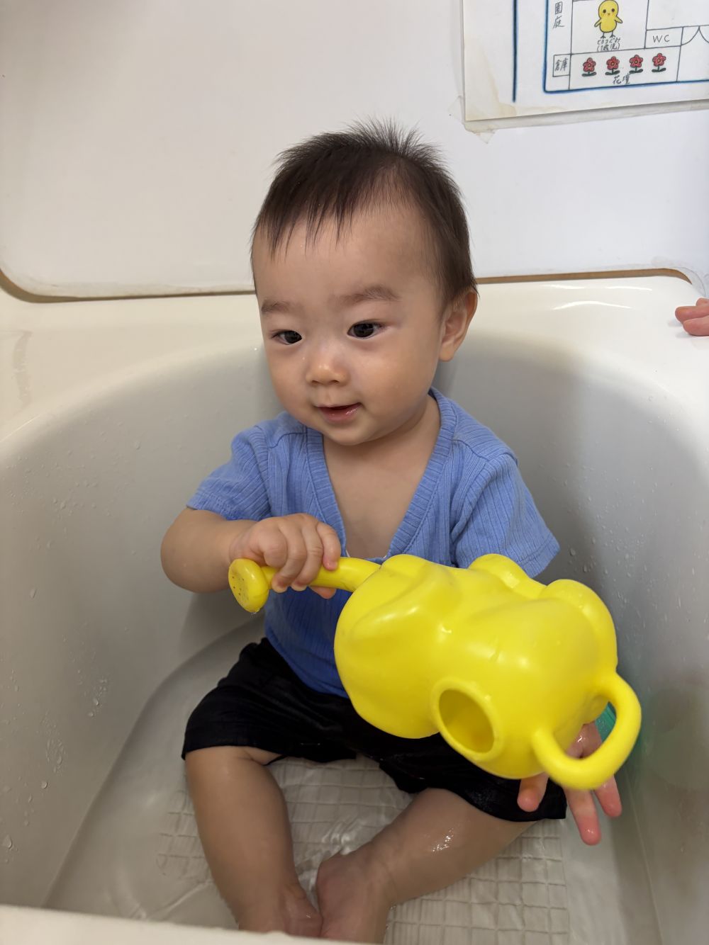 沐浴を楽しむウサギ組さん🐰

お気に入りのおもちゃをみつけて遊ぶOくん。