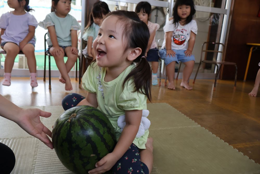 食育の日②🍉～3歳児～ | 園だより | 社会福祉法人MONDEN会