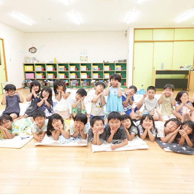 ＊　５歳児　園に泊まろう！【おやすみなさい】　＊