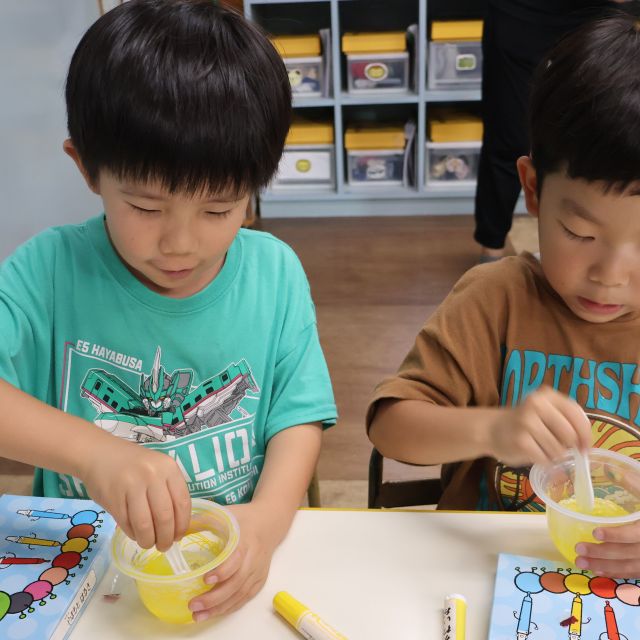 お泊まり保育　【キーホルダー作り①】　＊５歳児＊