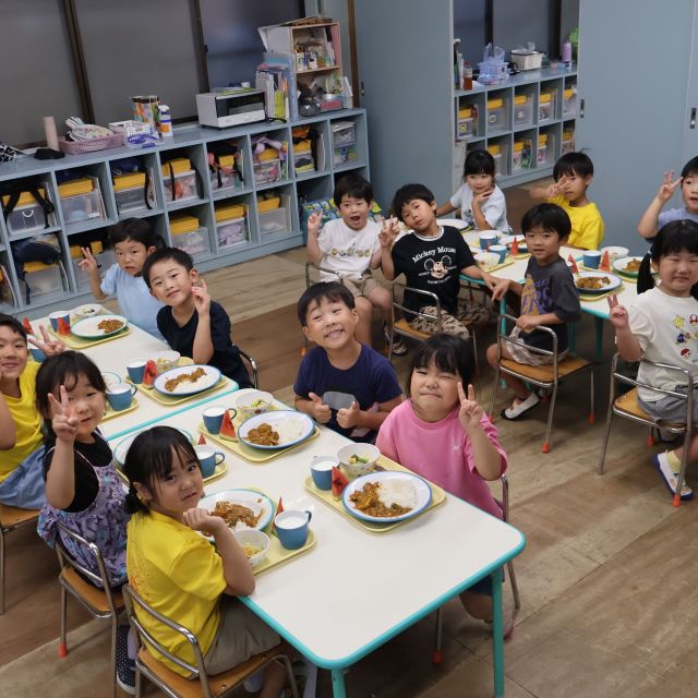 お泊まり保育　【いただきます🥄】　＊５歳児＊