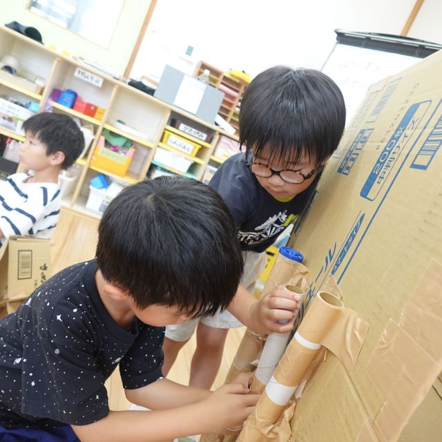 ＊　５歳児　ハッピーランド【かみひこうきしゅりけん②】　＊
