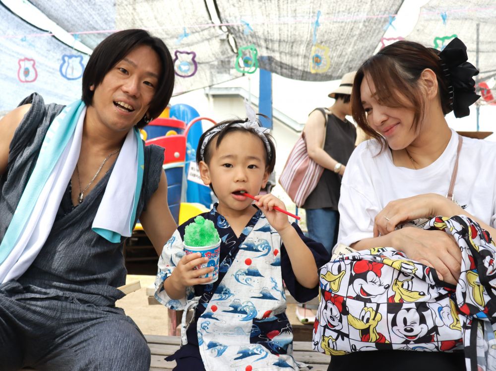 おいしいかき氷😋
家族の楽しい時間💗