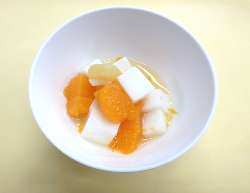 牛乳フルーツかんてん