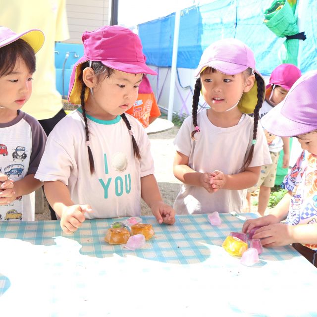 ＊　3歳児　氷ができた！　＊