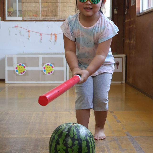 すいか割り🍉　＊3歳児＊