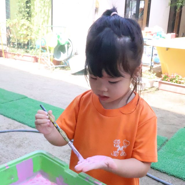 ボディペインティング②＊3歳児＊