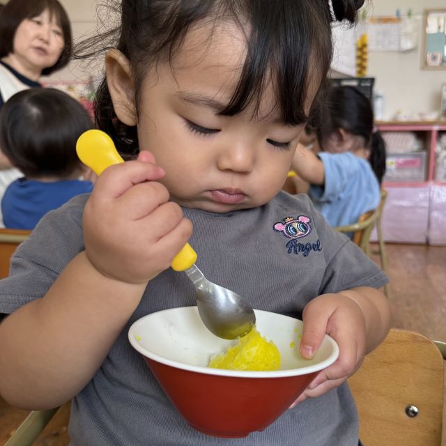 かき氷🍧           ～1歳児    ヒヨコ組～