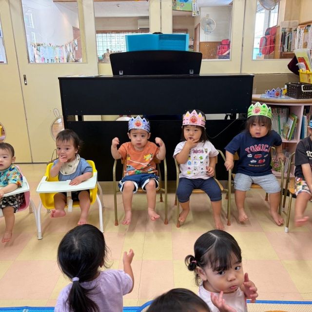お誕生日会 　 ～8月生まれのお友達～