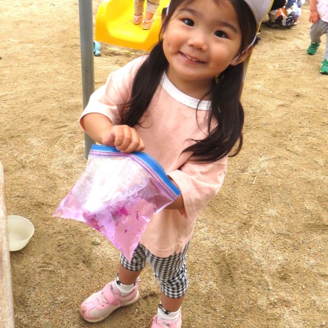 ～　夏の思い出遊び　色水　～