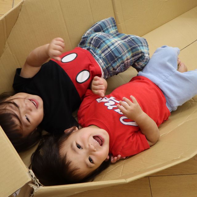 段ボール📦　＊１．２歳児＊