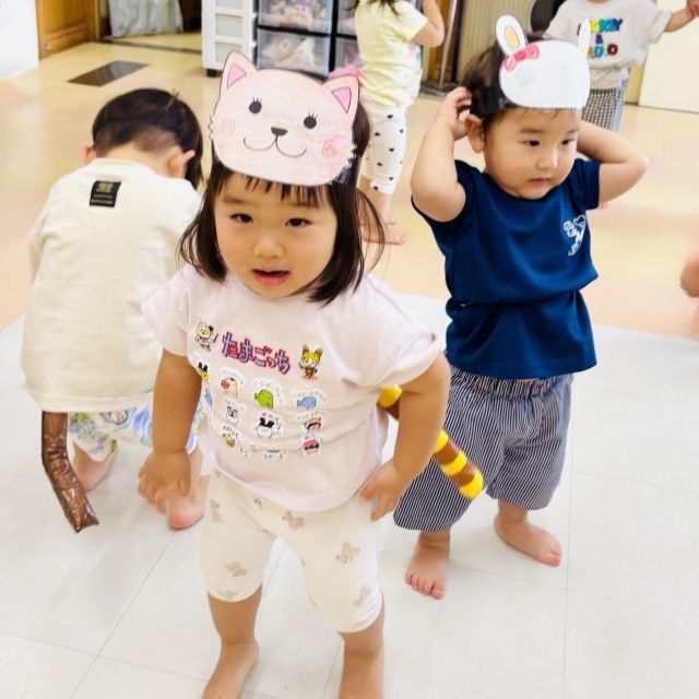 運動会がんばるぞ！！             ～1歳児   ヒヨコ組～