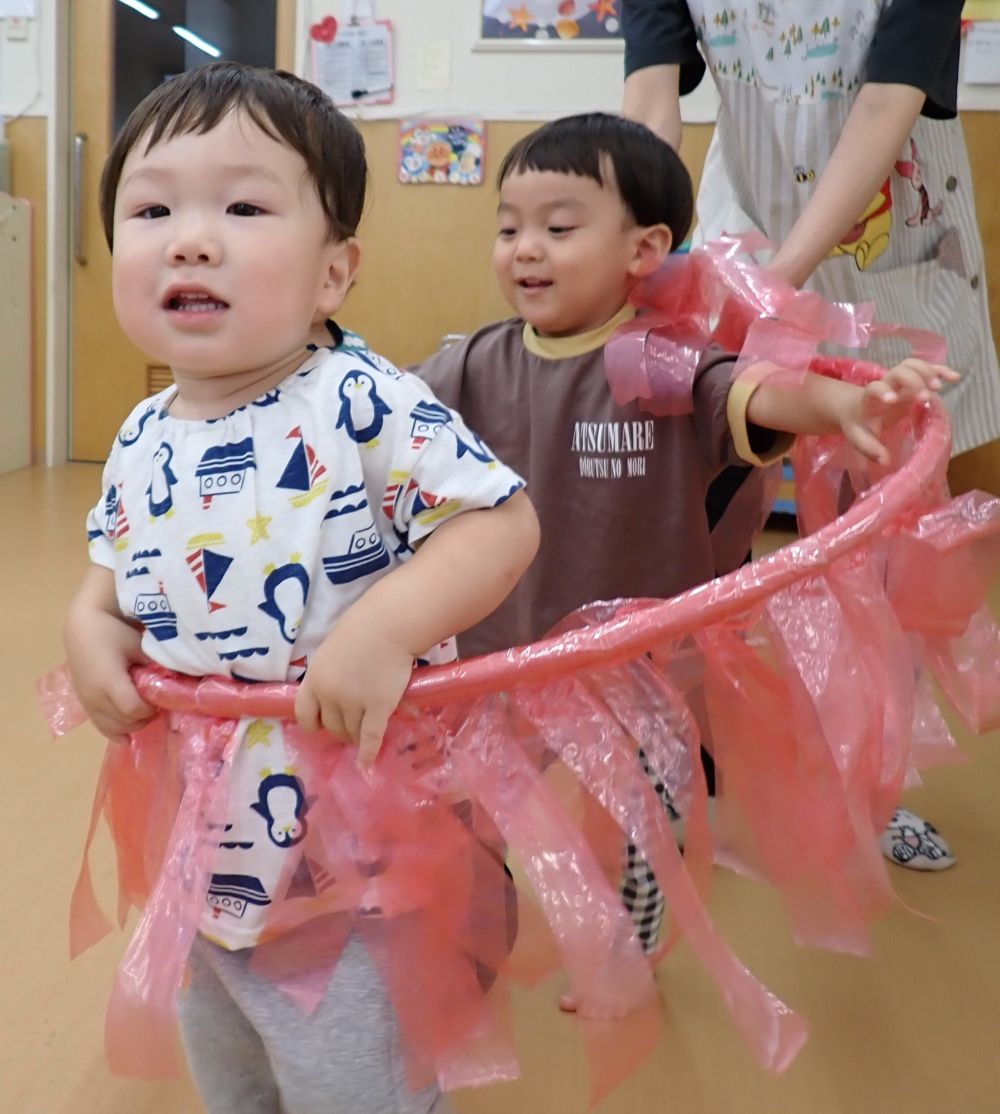 最後はいろいろバスでゴール‼

いつも遊んでいる大好きなものばかり・・・
　　　明日も楽しもうね✨