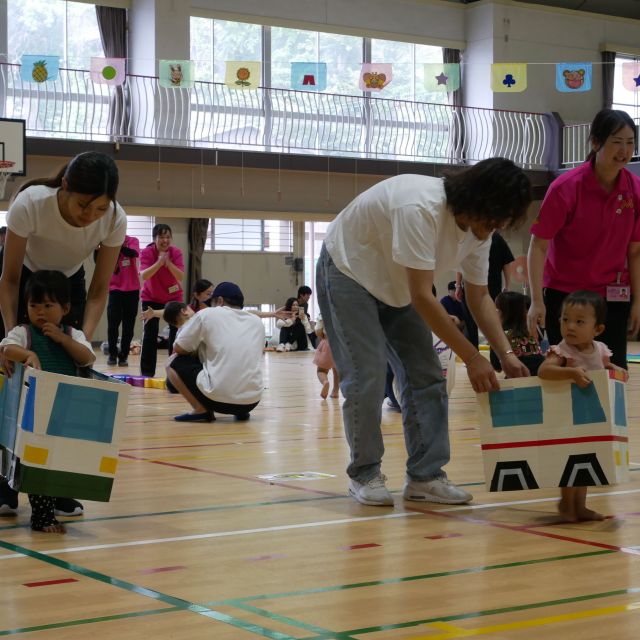＊　0・1歳児運動会　サーキット　ヒヨコ組　＊
