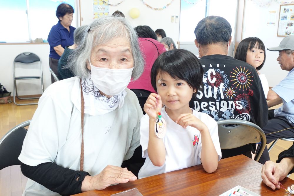 ストラップが完成しました！！
今日一緒に過ごした思い出が
このストラップにたくさん詰まっています♡
