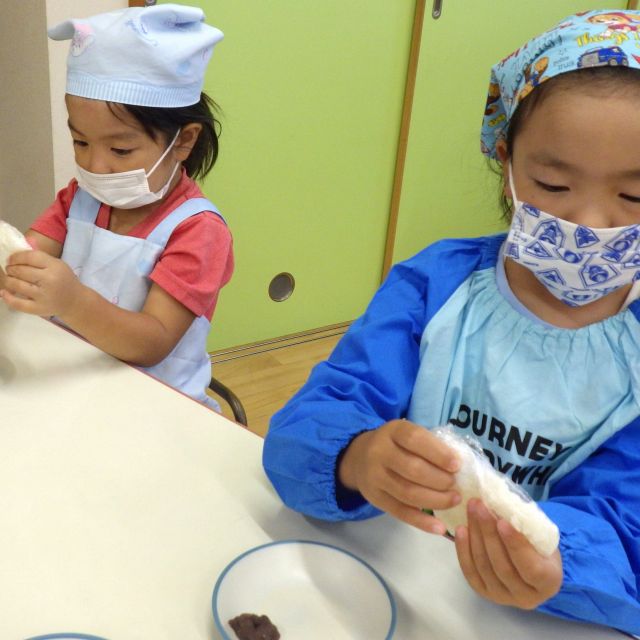 ＊　４歳児クッキング (ゆめはうす認定こども園)　＊