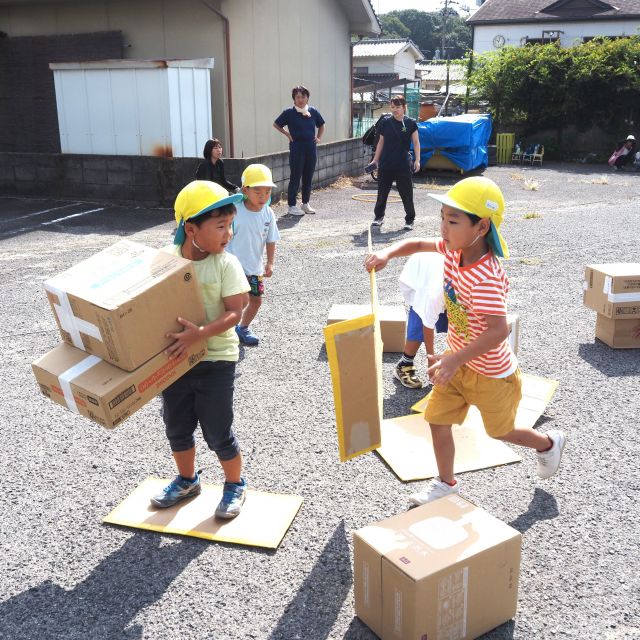 ダンボールアドベンチャー②　＊５歳児＊