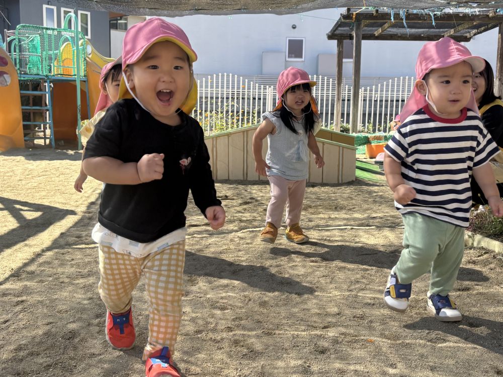 よーいどん！の合図でダッシュ🎶
