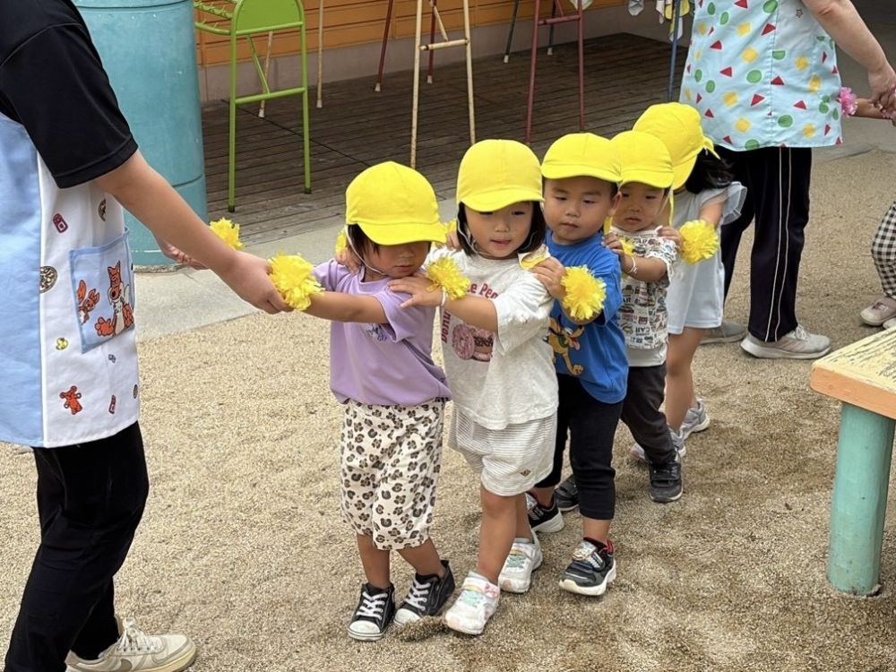 今週はまちにまった運動会!!

子ども達は
「運動会頑張る！」
「緊張せん！」
とやる気満々です😊
