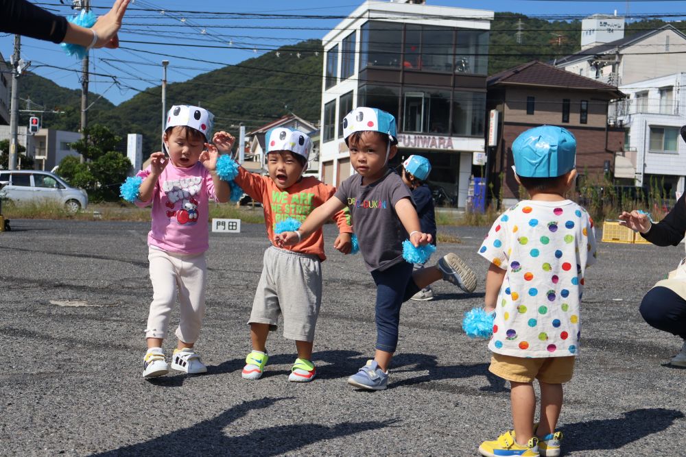 みんなのお気に入りは・・・
♬発車オッケー！！～　
元気いっぱいです。
本番もドキドキ、ワクワクですが、楽しくできたらいいなぁと思います。