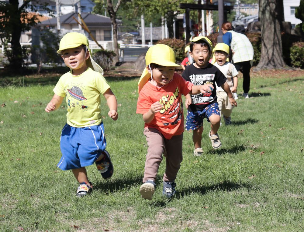 よーいドン🏃‍➡️
子どもたちの頑張る姿にこちらも元気をもらいます💪
